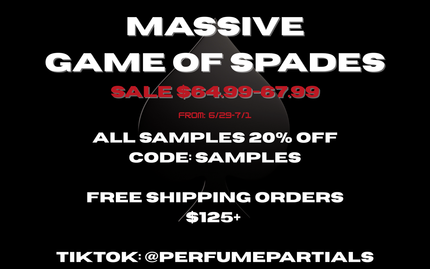 Game of Spades Full-Size Fragrances – 90ML & 100ML Bottles
