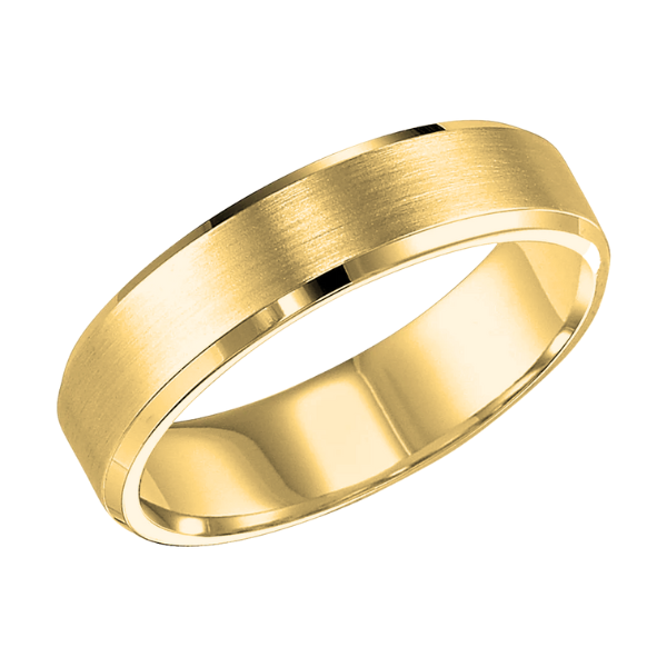 Men’s Gold Band Ring – 18K Gold Stainless Steel | Minimalist Wedding Style